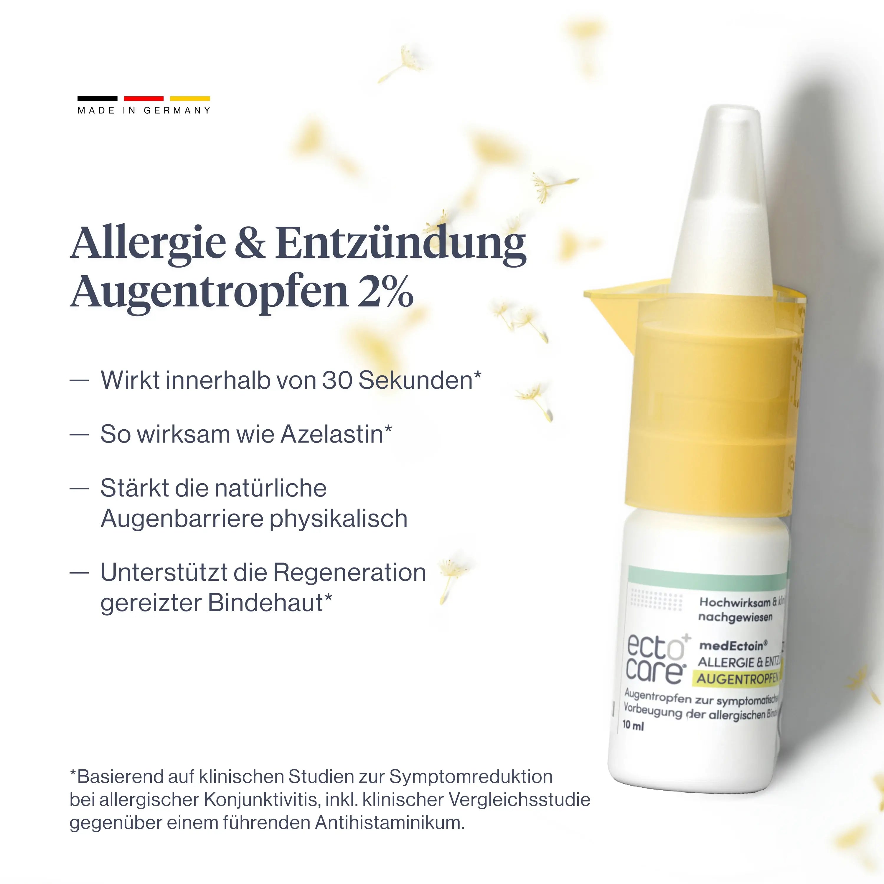 Augentropfen mit 2% medEctoin ≫ Allergie & Entzündung – ectocare