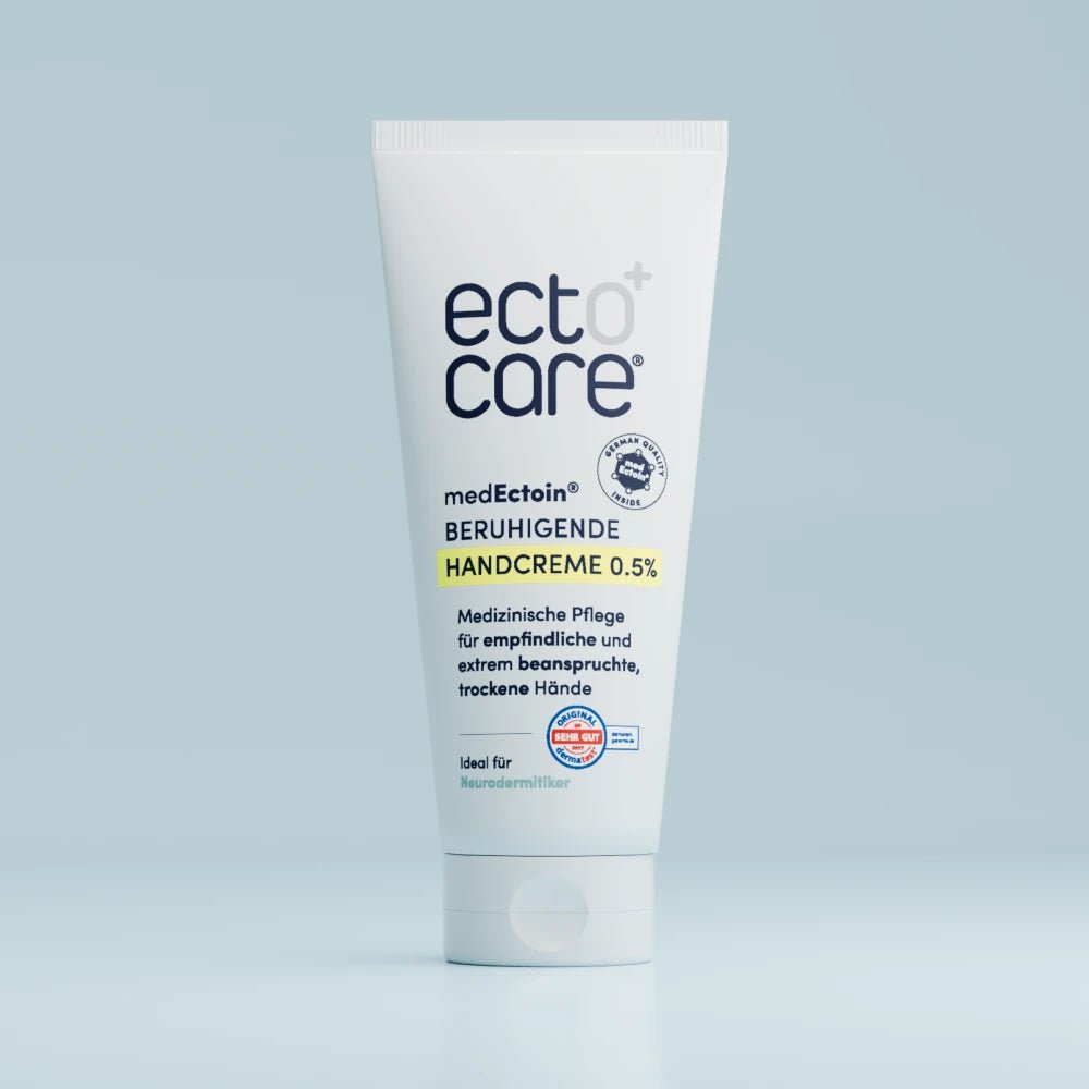 Beruhigende Handcreme mit 0,5% medEctoin | ectocare Beruhigende Handcreme mit 0,5% medEctoin | ectocare