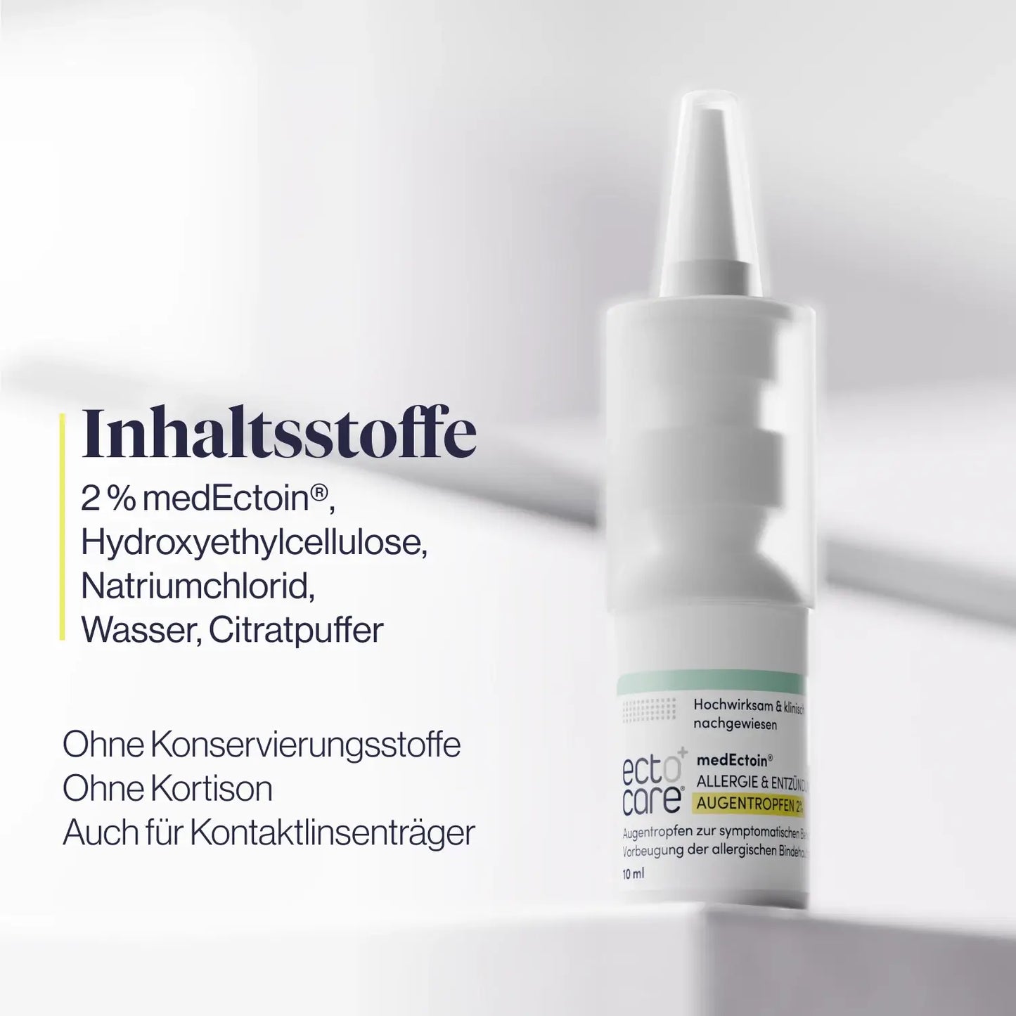 
                  
                    medEctoin® Allergie & Entzündung Augentropfen 2% 10 ml
                  
                