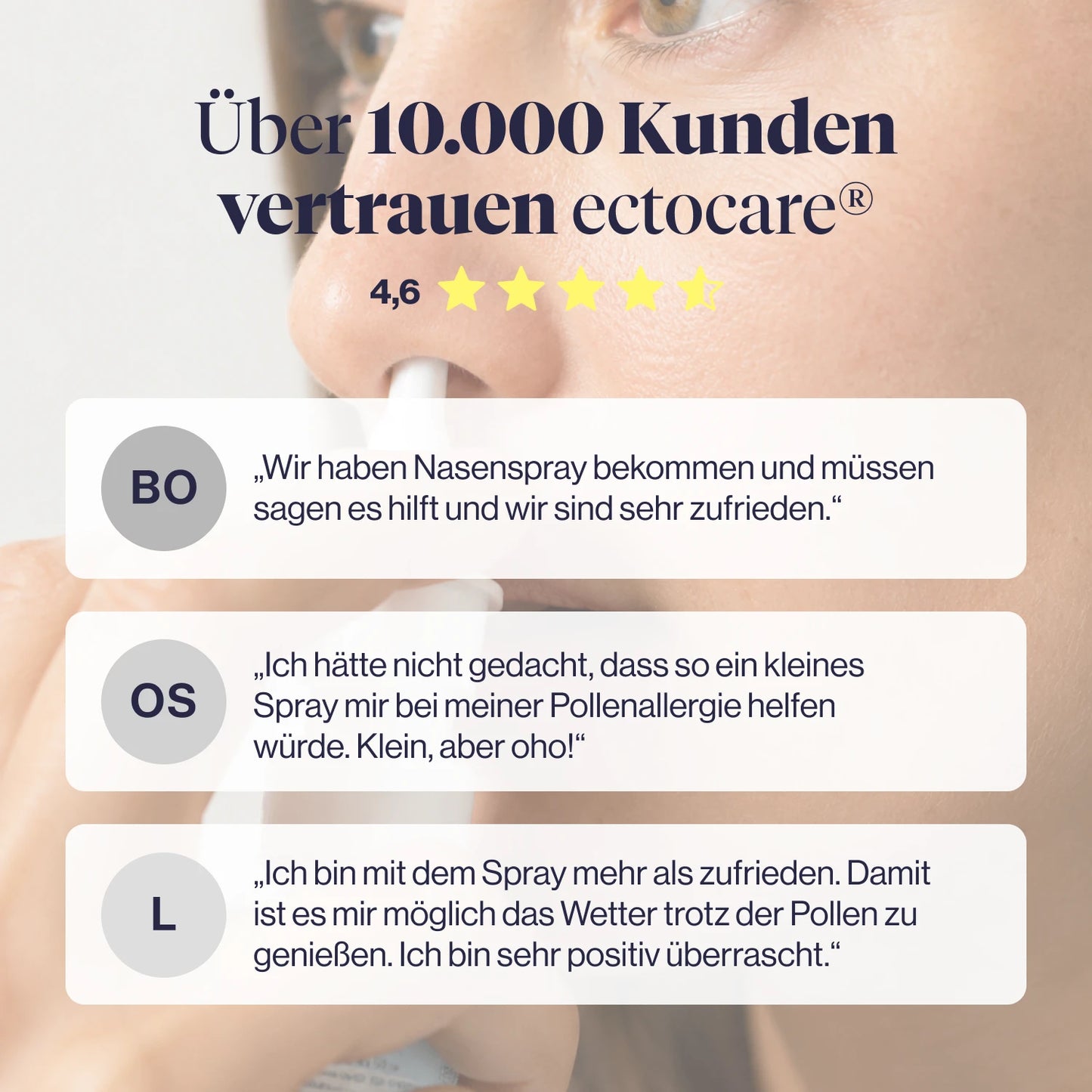 
                  
                    medEctoin® Allergie + Entzündung Nasenspray 2% 20 ml
                  
                