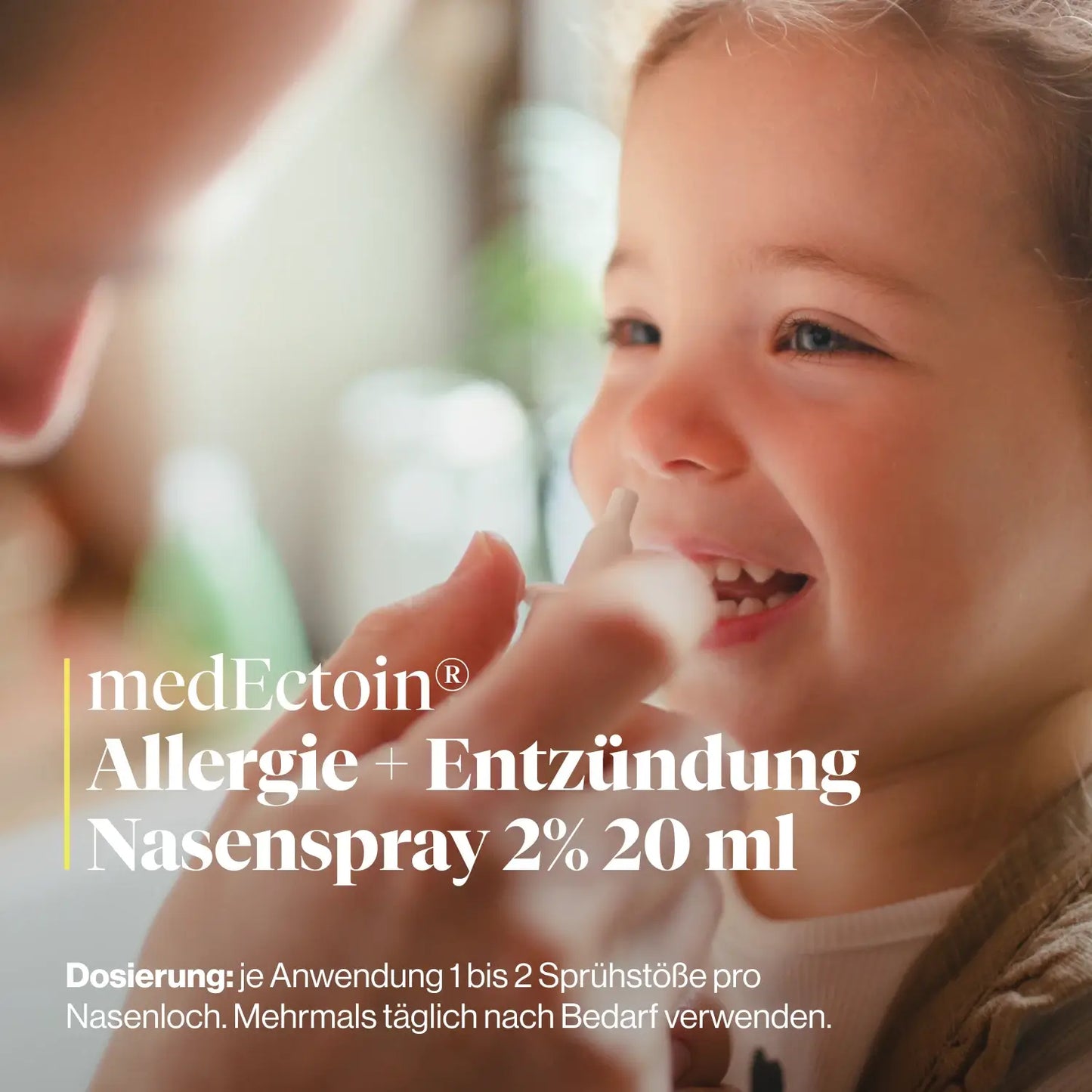 
                  
                    medEctoin® Allergie + Entzündung Nasenspray 2% 20 ml
                  
                