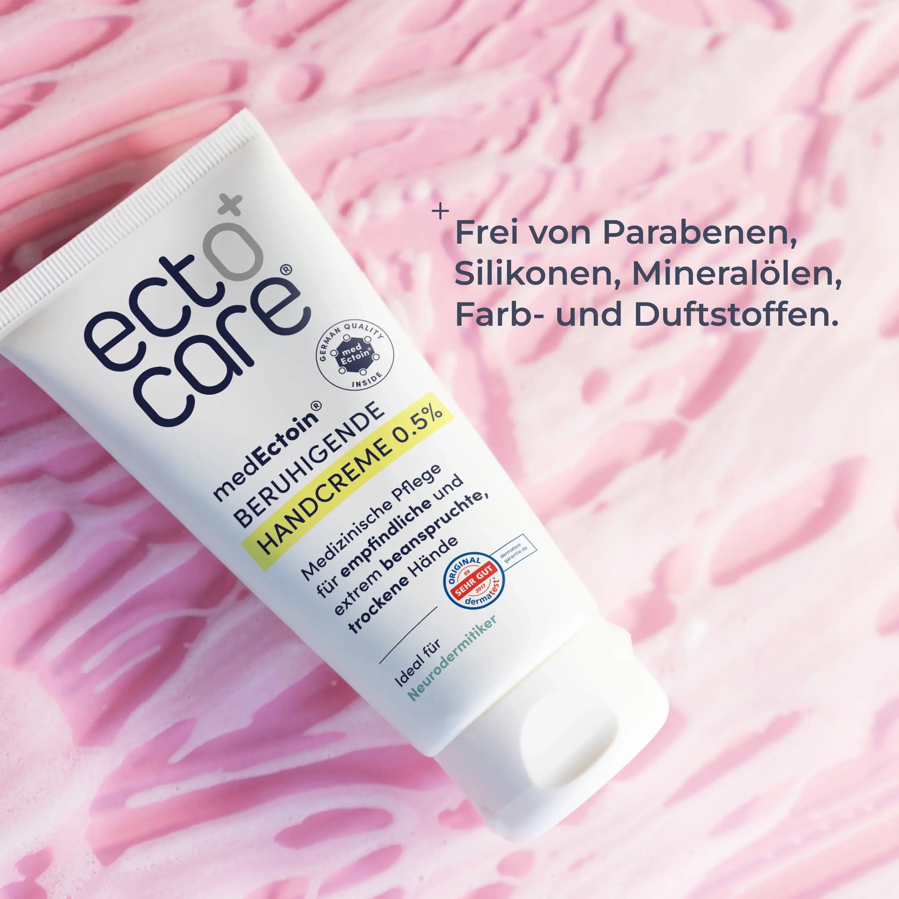 Beruhigende Handcreme mit 0,5% medEctoin | ectocare Beruhigende Handcreme mit 0,5% medEctoin | ectocare